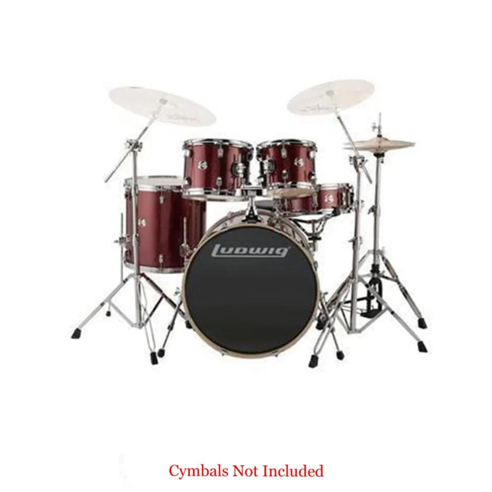 Ludwig Evolution Series 5-Piece Complete Acoustic Drum Kit With Hardware - Image 3