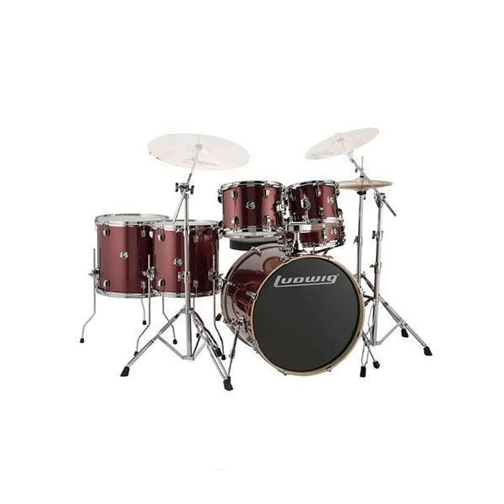 Ludwig Evolution Series 6-Piece Complete Acoustic Drum Kit With Hardware - Image 2