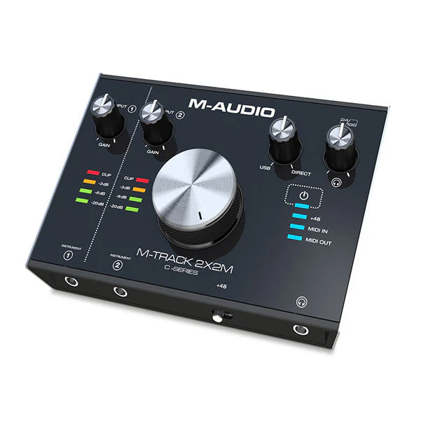 M-Audio M-Track 2x2m 2-In/2-Out 24/192 USB Audio/MIDI Interface
