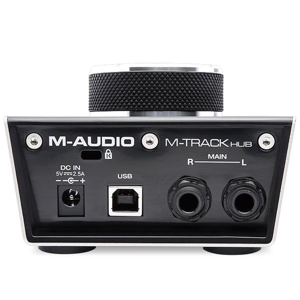 M-Audio M-Track Hub USB Audio Interface with Built-In 3-Port Hub - Image 2