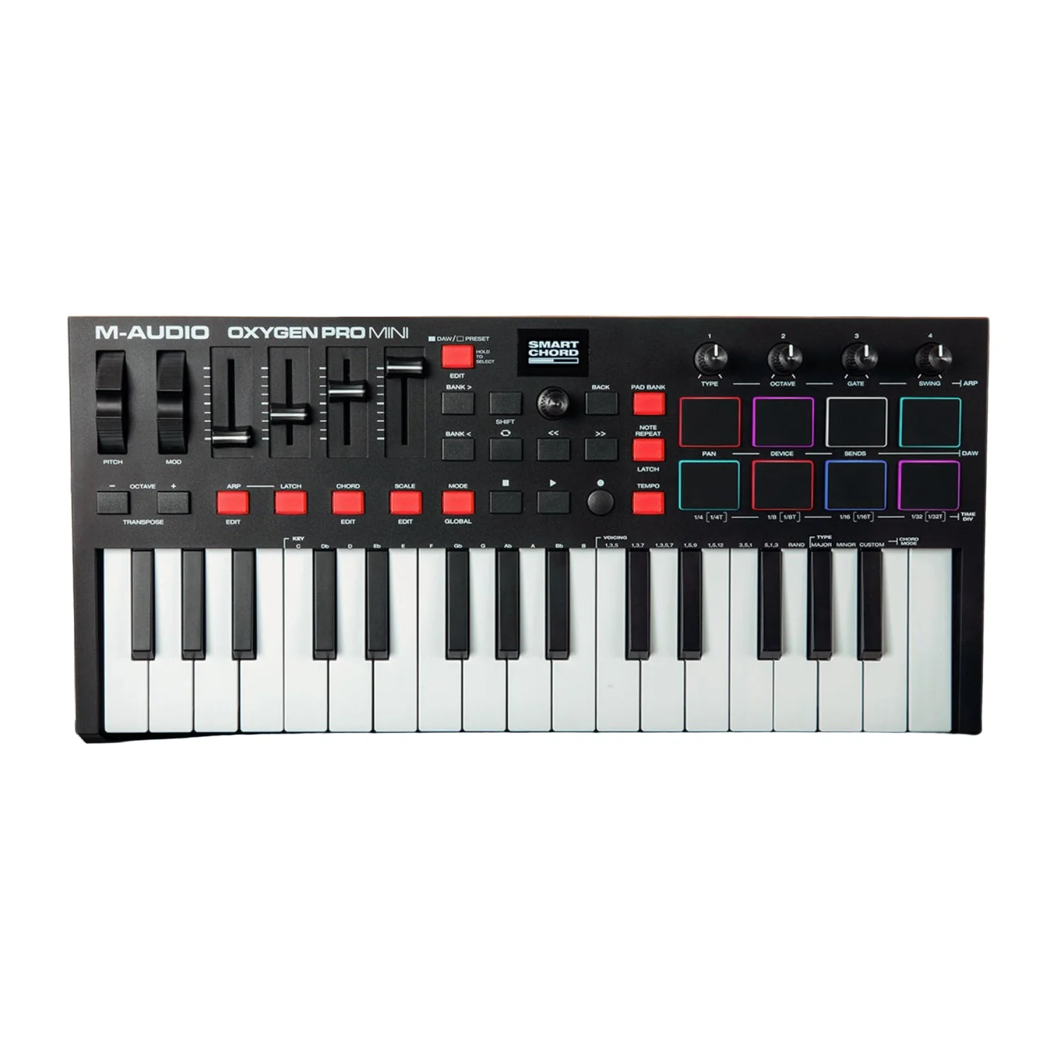 M-Audio Oxygen Pro USB Powered MIDI Controller With Smart Controls & Auto Mapping - Image 20