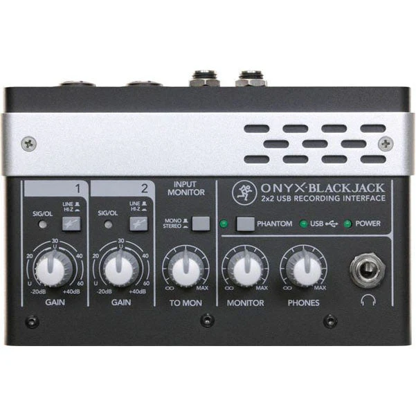 Mackie Onyx Blackjack Premium 2x2 USB Recording Interface