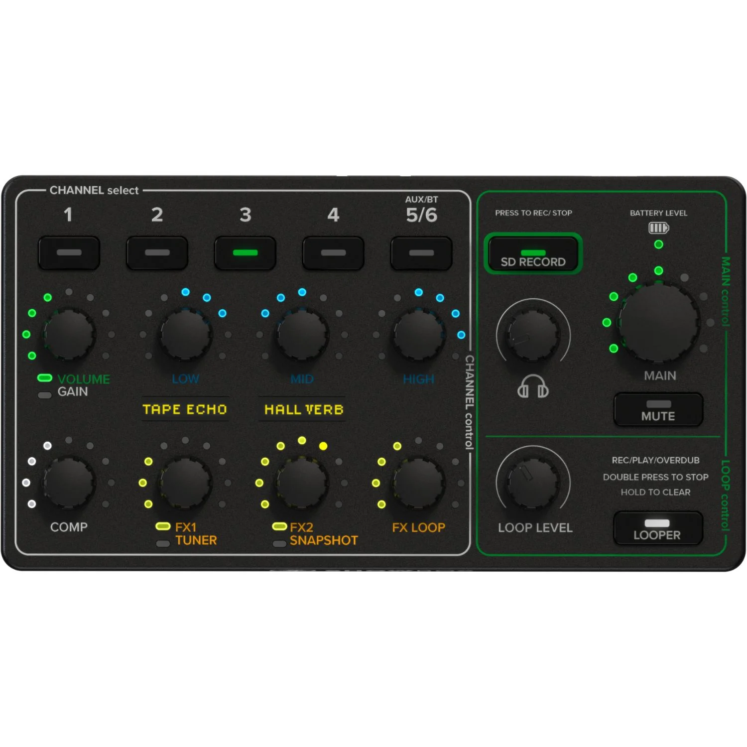 Mackie ShowBox Battery-Powered All-in-One Live Performance Rig with Breakaway Mix Control