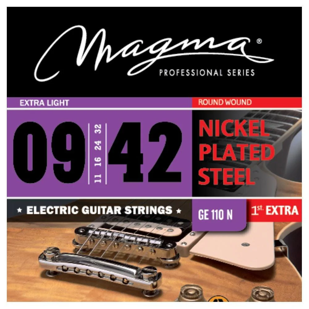 Magma Nickel Plated Steel Round Wound Electric Guitar Strings - Image 2