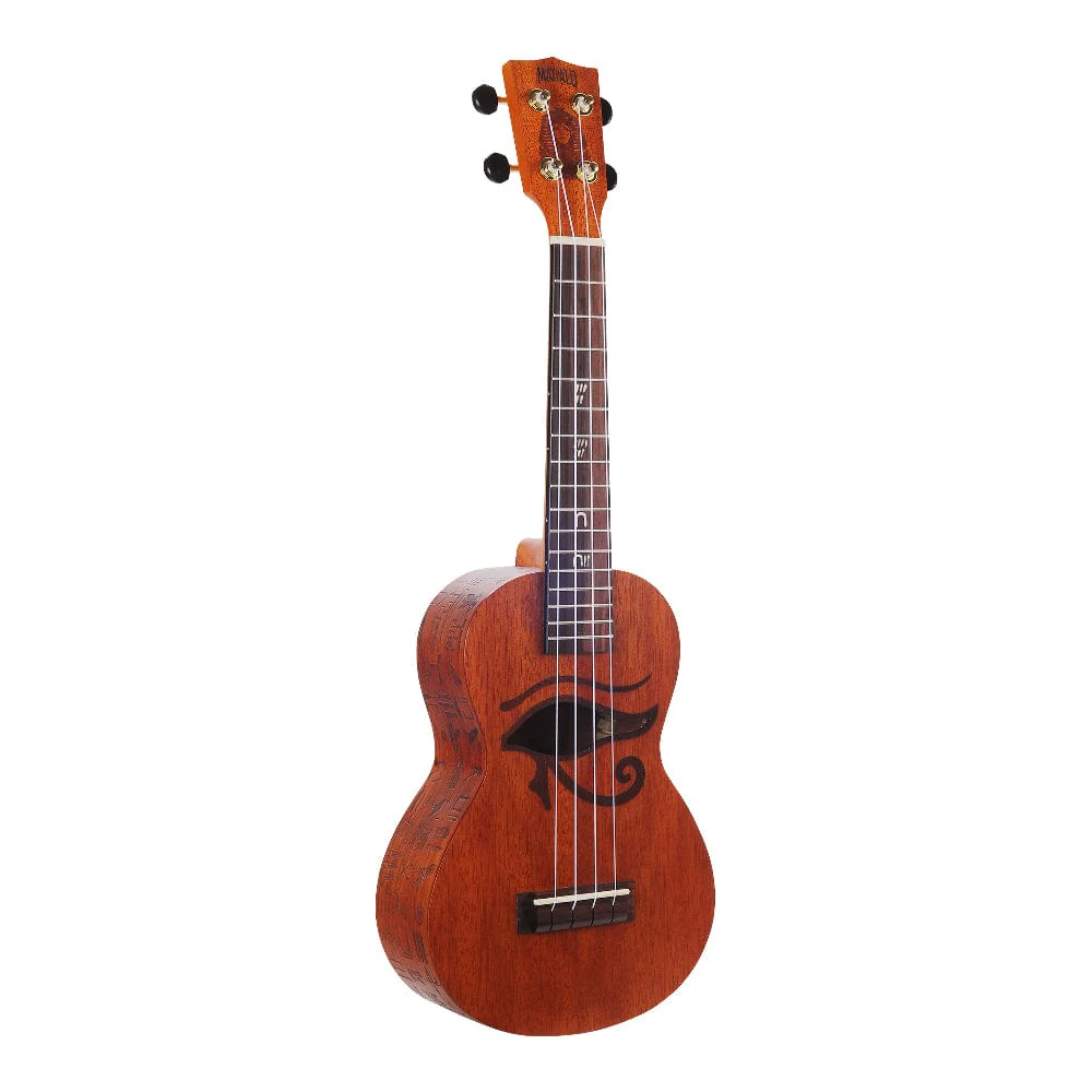 Mahalo Artist Elite Series Laser Engraved Concert Ukulele With Bag - Image 3
