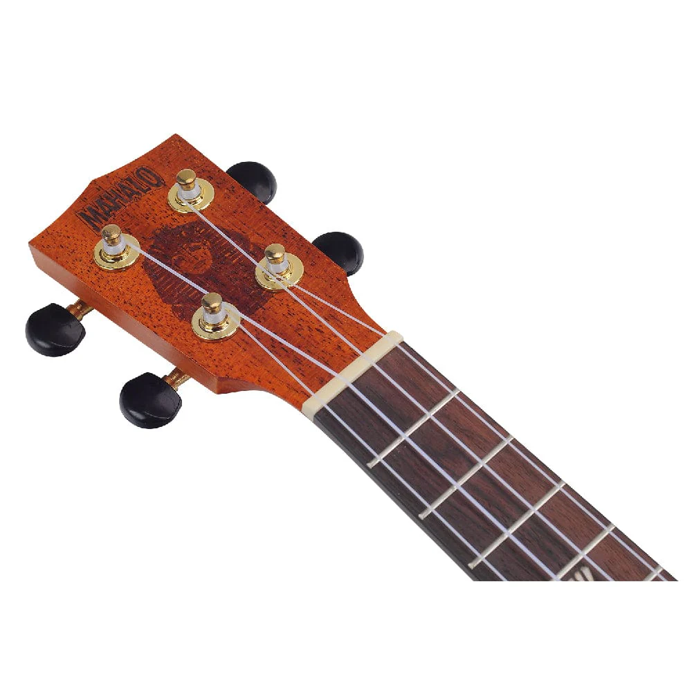 Mahalo Artist Elite Series Laser Engraved Concert Ukulele With Bag - Image 8