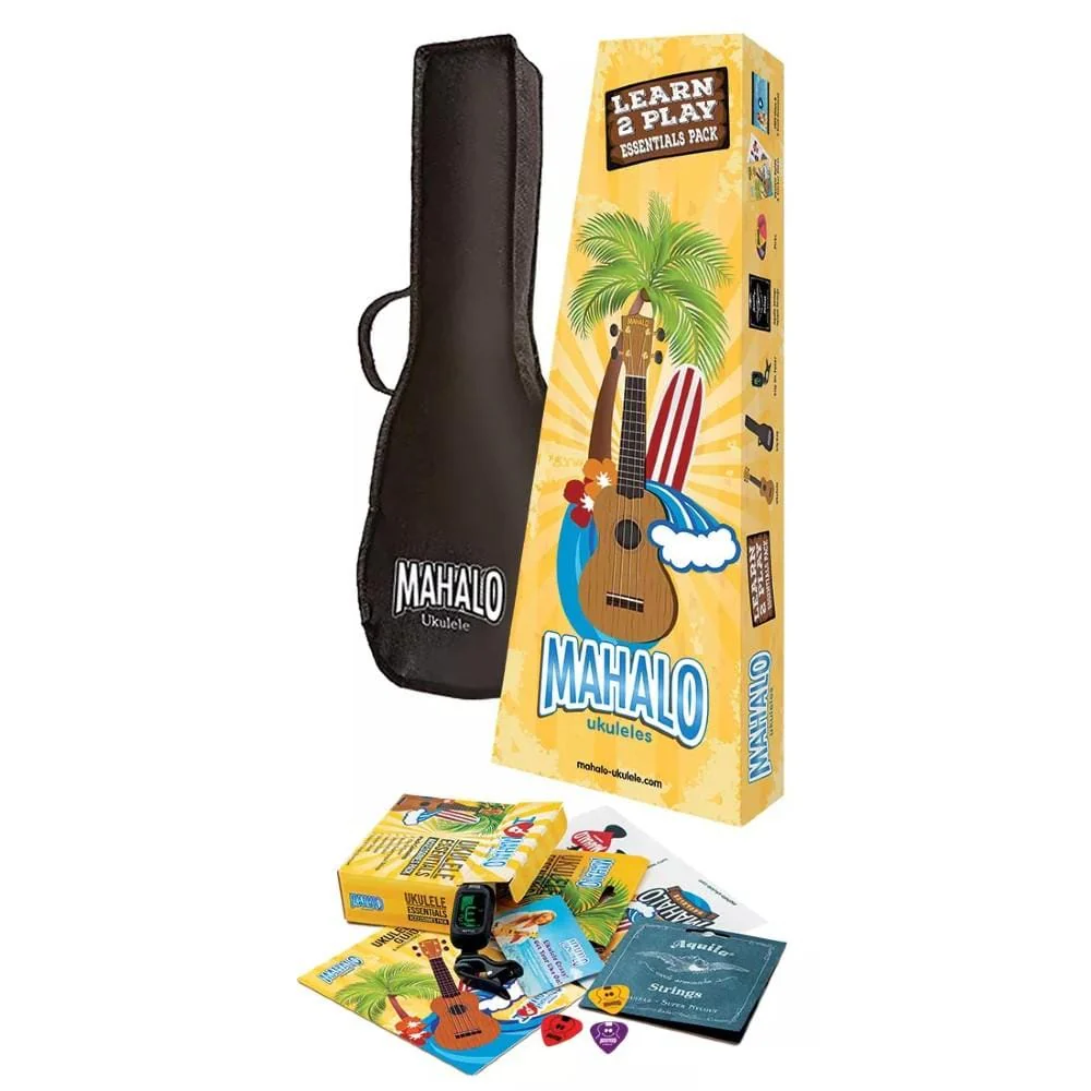 Mahalo Rainbow Series Learn 2 Play Soprano Ukulele Pack - Image 2