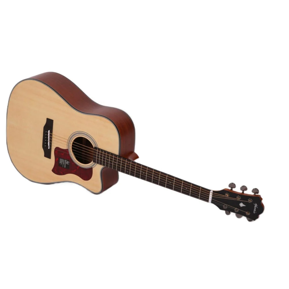Mantic AG-370C Dreadnought 6 String Acoustic Guitar - Image 5