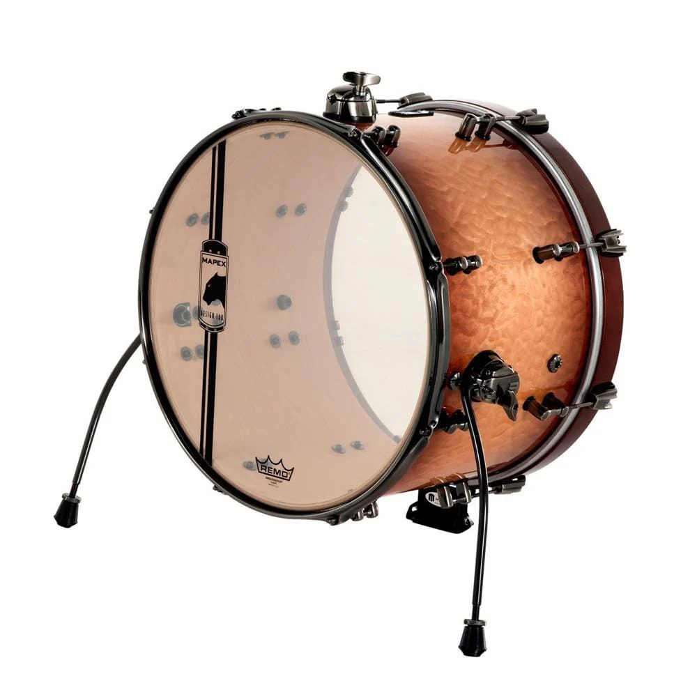 Mapex BPDLV728XBPW 6-Piece Black Panther Design Shell Pack Drum Kit - Peach Burl Burst - Image 8
