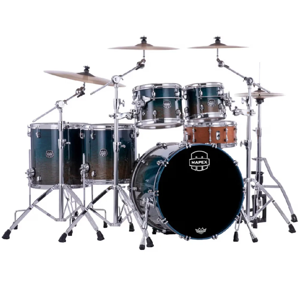 Mapex Saturn Evolution 4 Piece Shell Pack Acoustic Drum Set - Image 2
