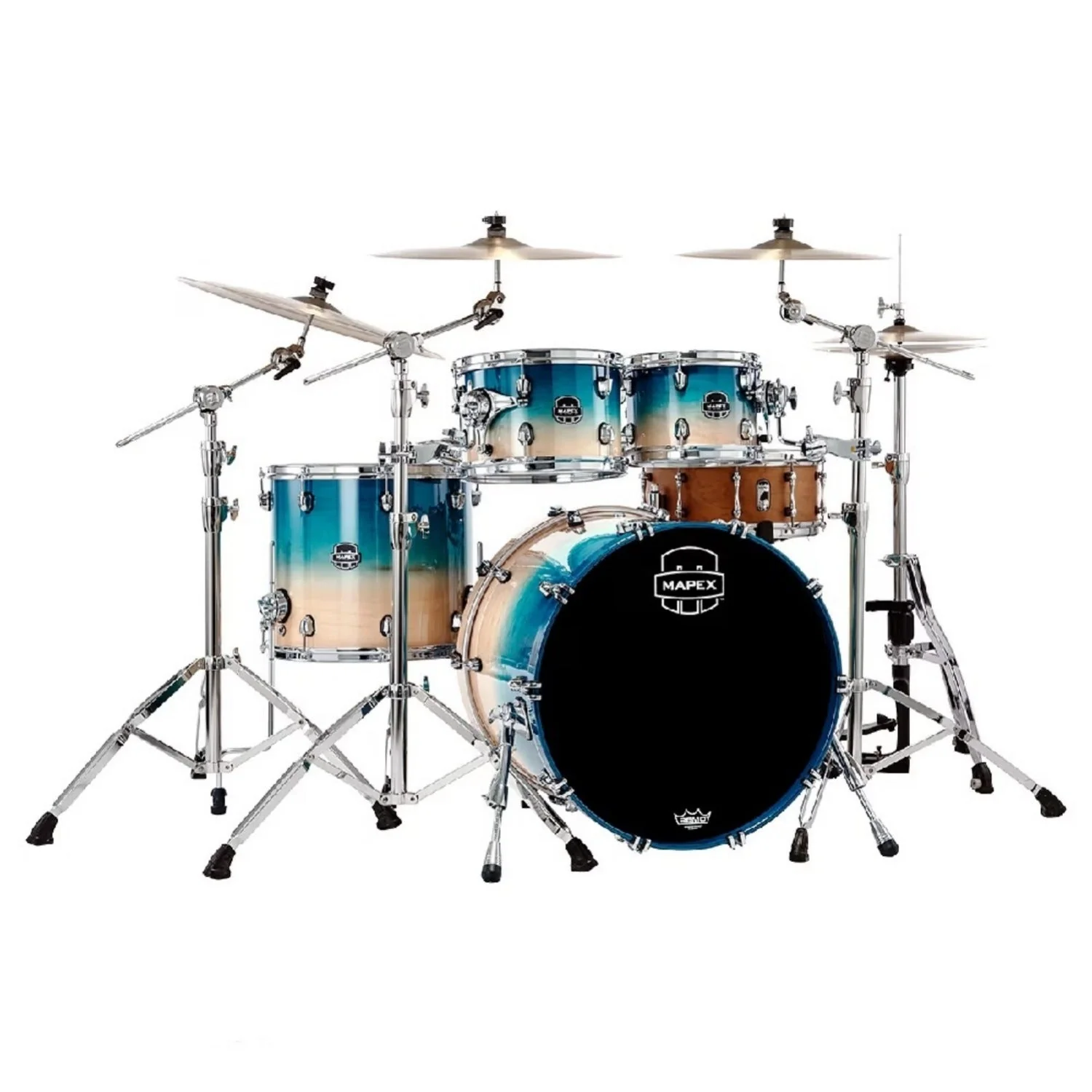 Mapex SR529X Saturn 4 Piece Hybrid Shell Pack Acoustic Drum Set - Image 3