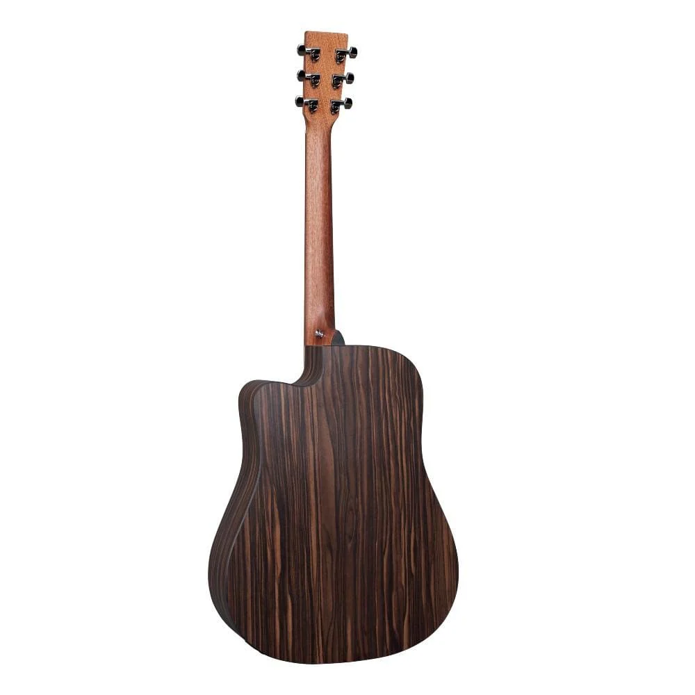 Martin DCX2E Macassar Dreadnought Electro Acoustic Guitar with Gig Bag - Image 4