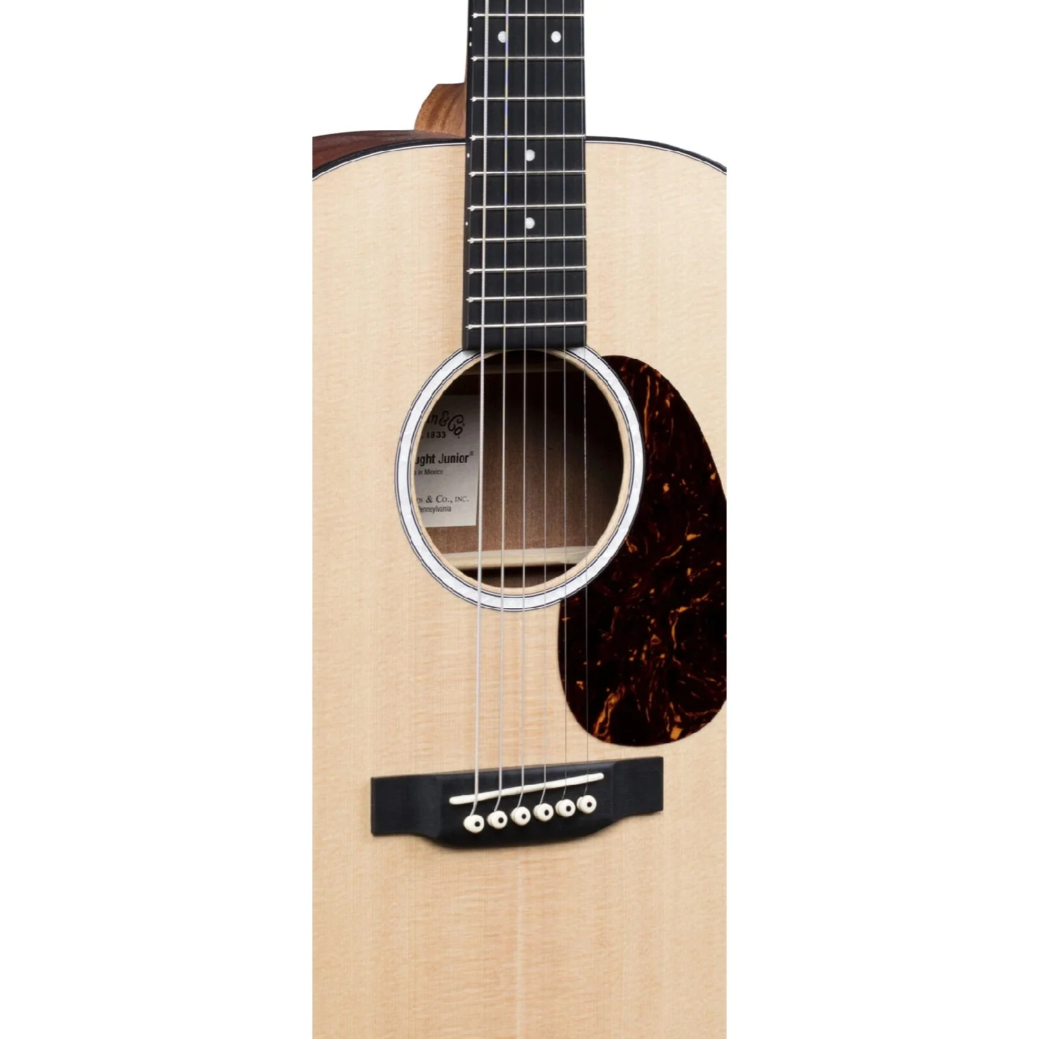 Martin DJr-10 Junior 6 String Acoustic Guitar - Image 2