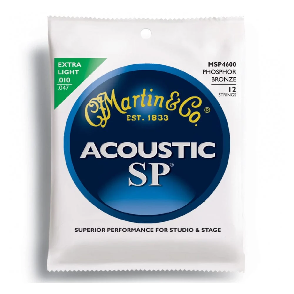 Martin MSP4600 Acoustic Guitar Strings - 12 String