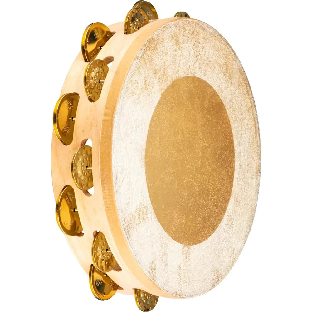 Meinl AE-MTAH2BO 10" Artisan Edition Series Mixed Bronze Jingles 2 Rows Tambourine