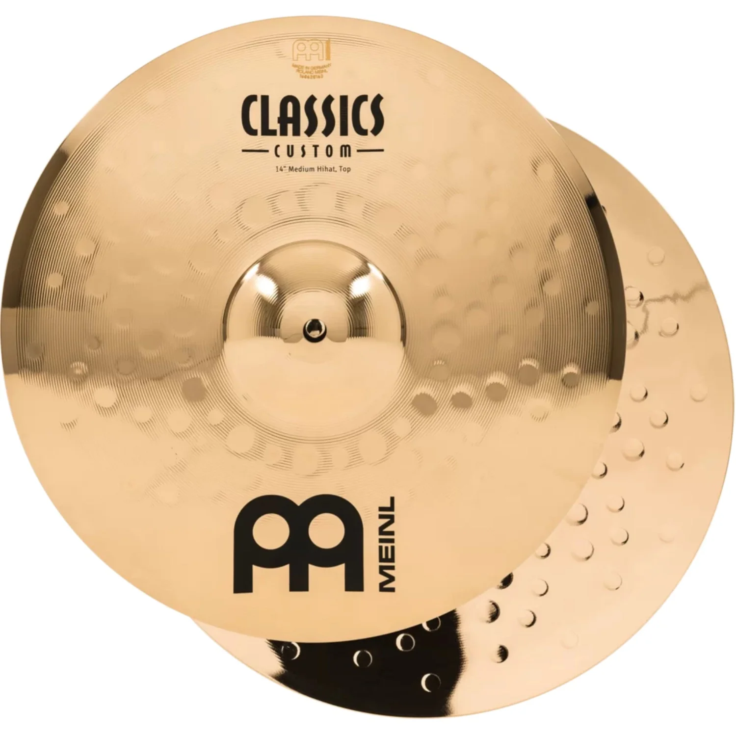 Meinl CC-CS1 Classics Custom Brilliant 14"HiHat 18"Crash 20" Ride Cymbals Set - Image 4