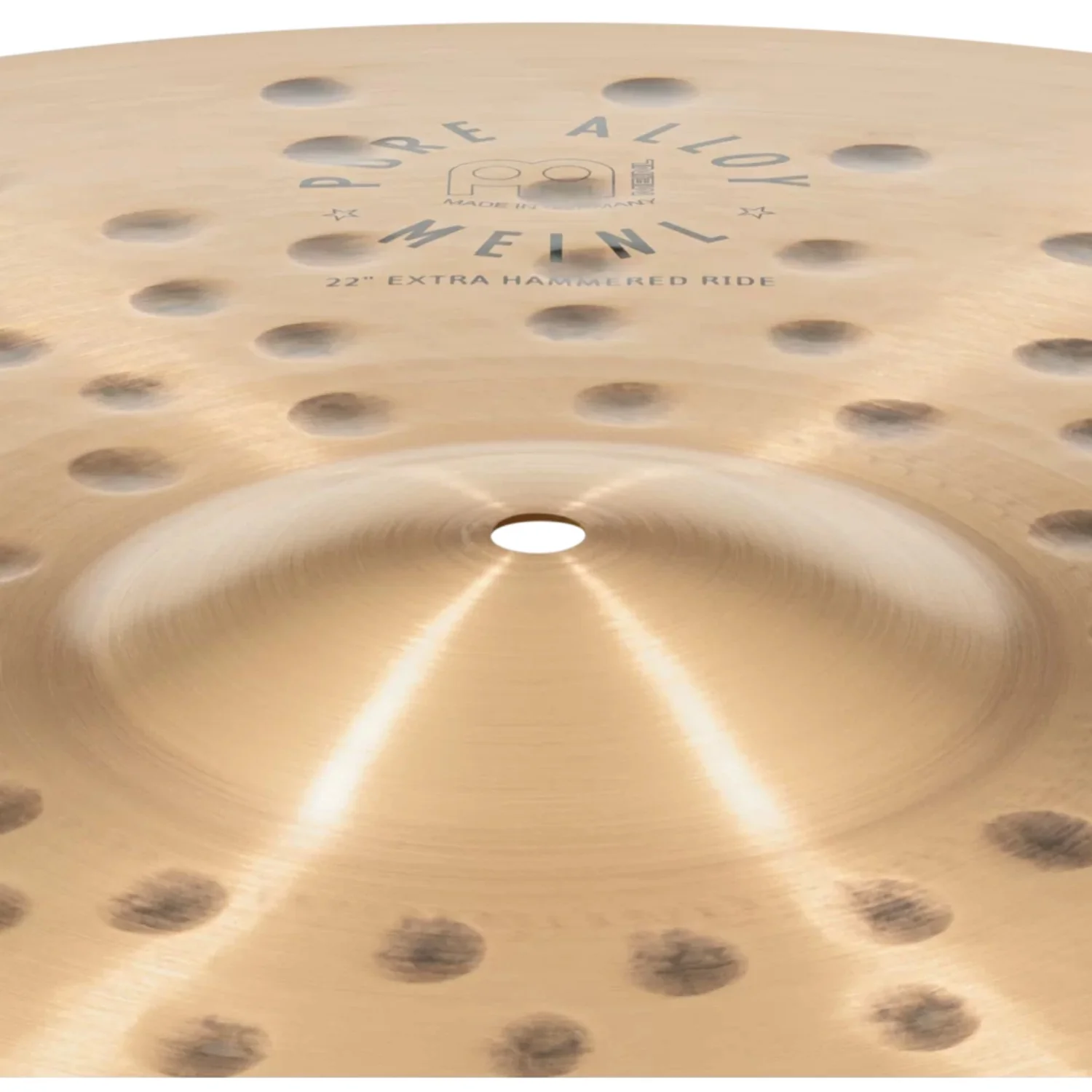 Meinl PA22EHR 22" Pure Alloy Extra Hammered Ride Cymbal - Image 2