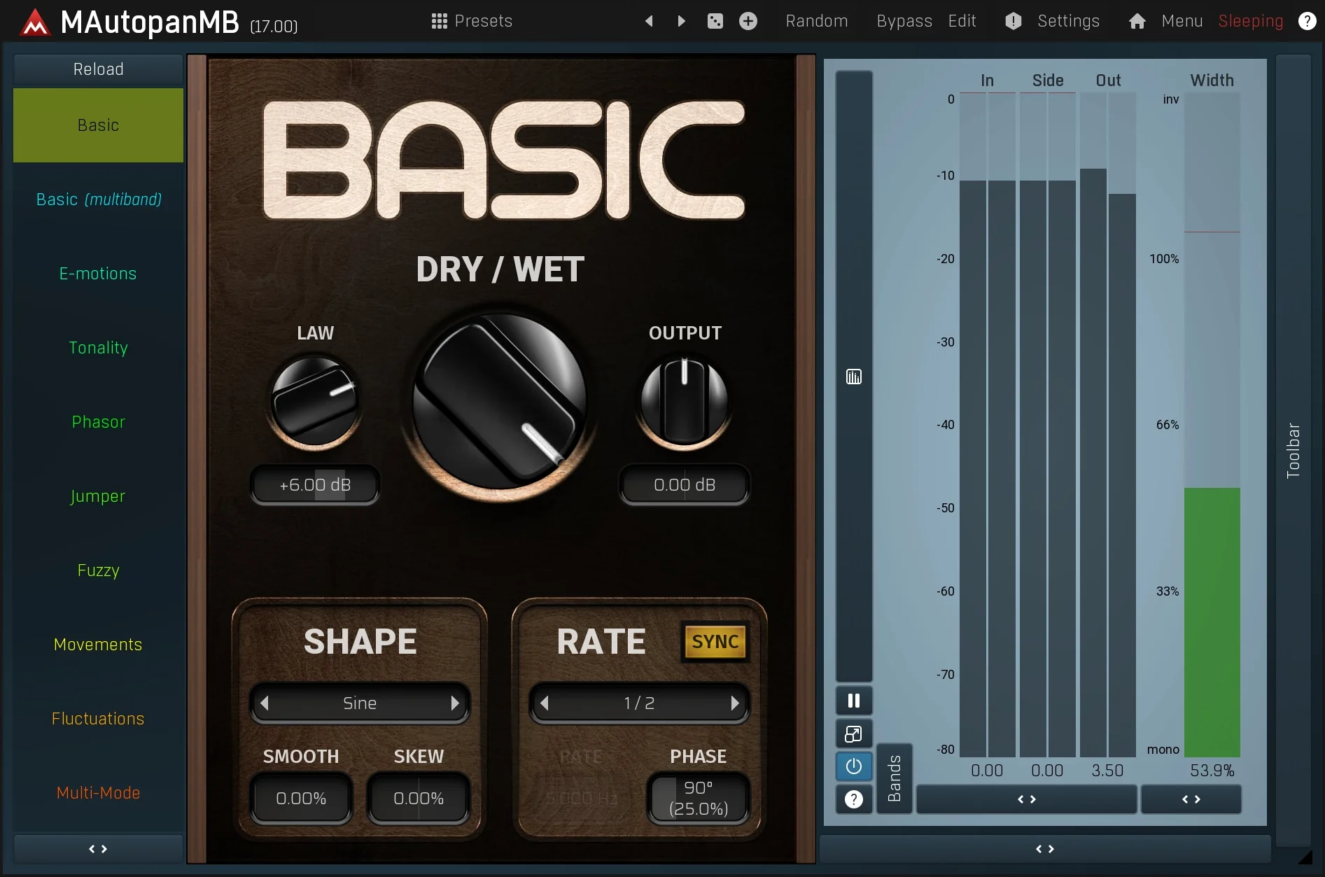 MELDA MAutopanMB Panning – Professional Audio Software & Plugin
