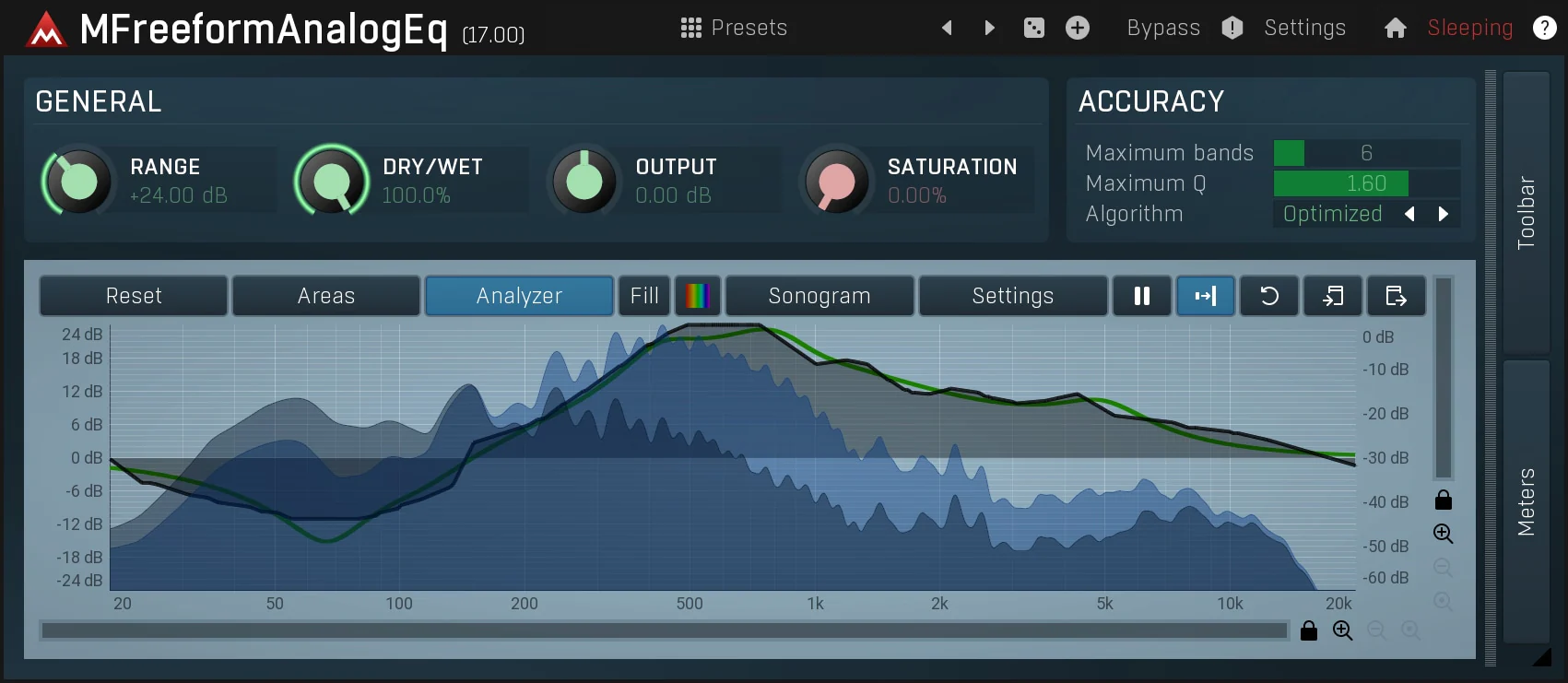 MELDA MFreeformAnalogEq Equalizer – Professional Audio Software & Plugin
