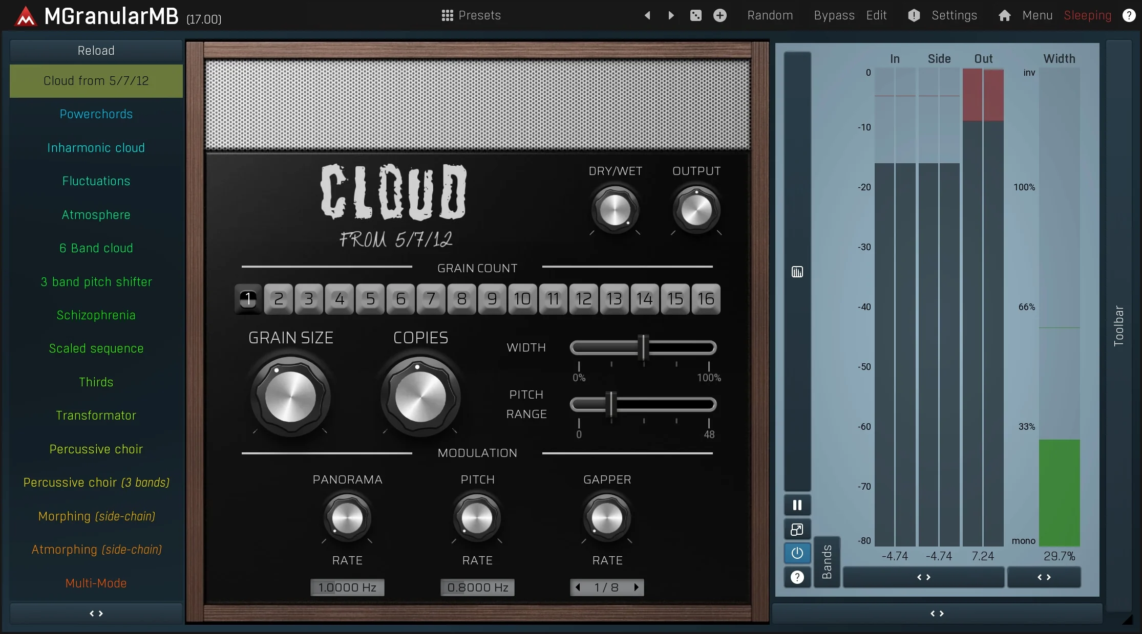 MELDA MGranularMB Granular Synthesizer – Professional Audio Software & Plugin