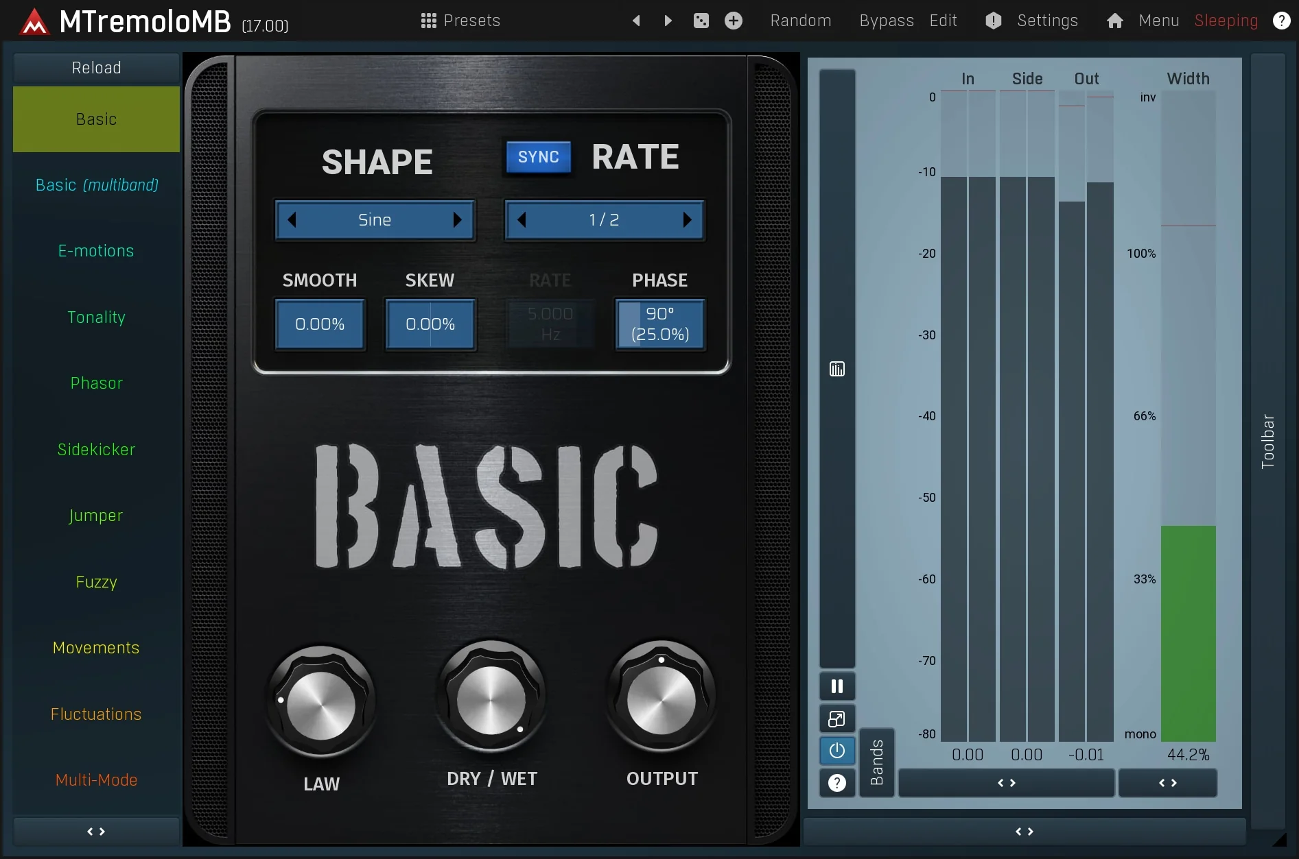 MELDA MTremoloMB Tremolo – Professional Audio Software & Plugin