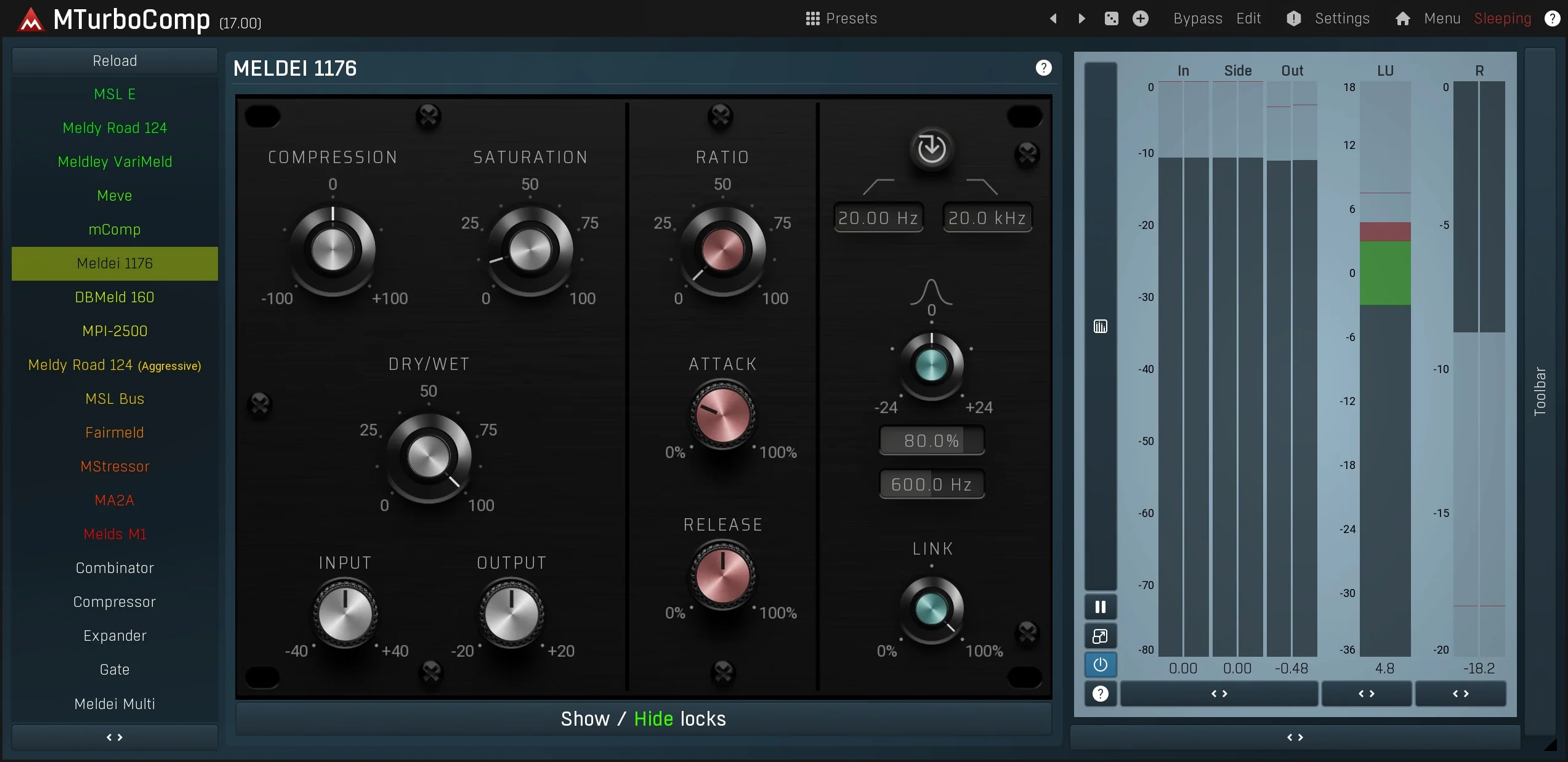 MELDA MTurboComp Compressor – Professional Audio Software & Plugin