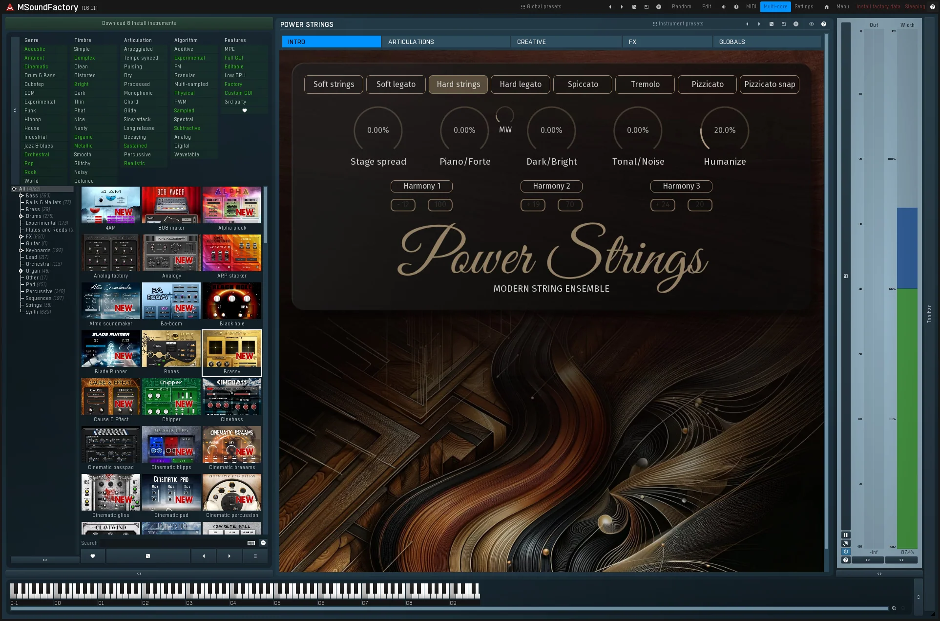 Melda PowerStrings: String Synthesizer – Professional Audio Software & Plugin