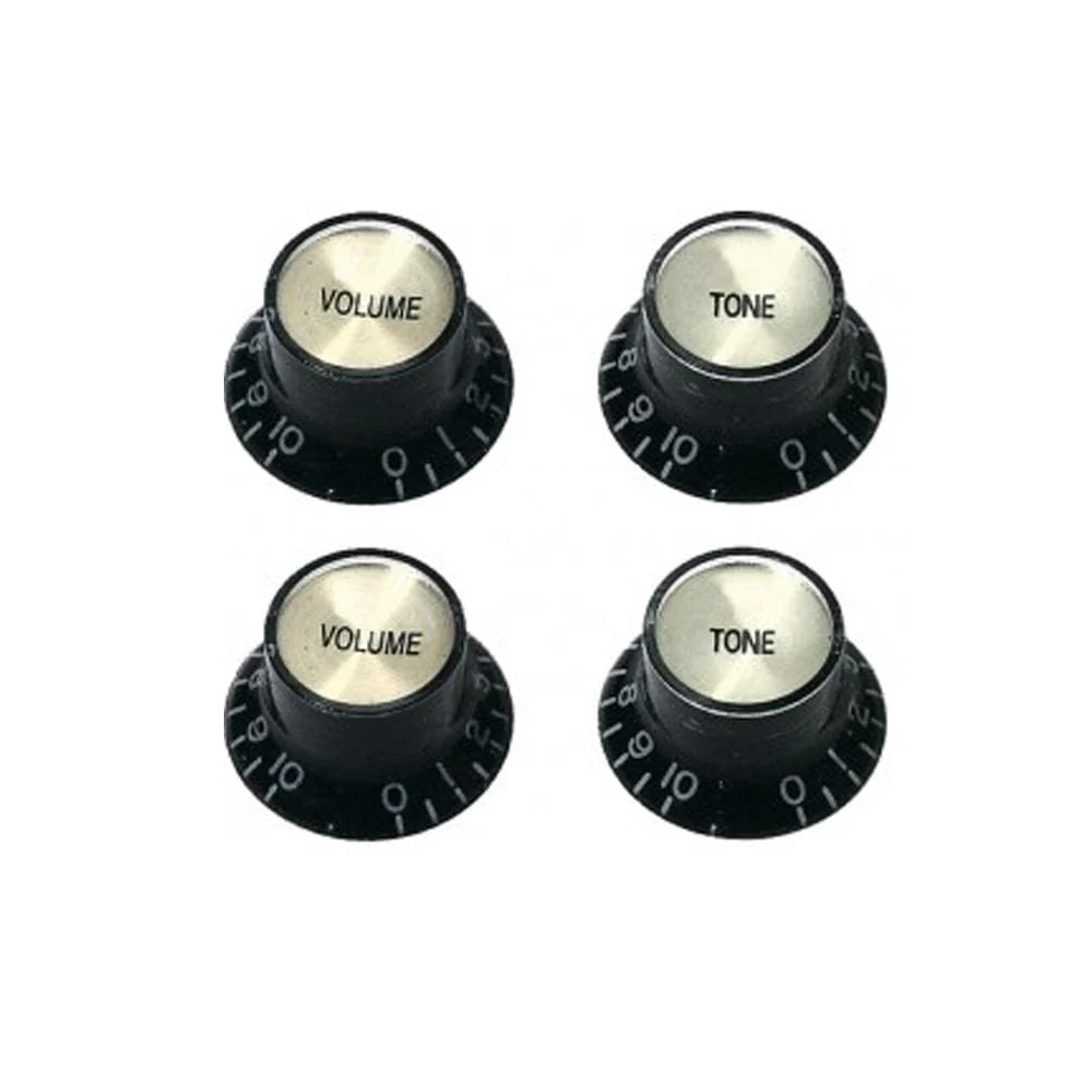 Mighty Mite MM909C Metal Dome Control Knobs Chrome