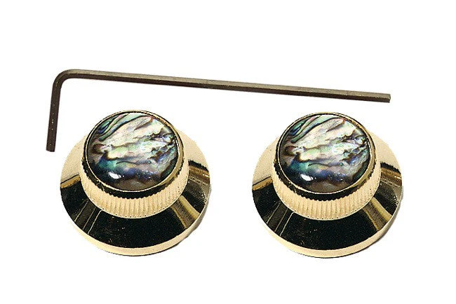 Mighty Mite MMNP002GAT Metal UFO Guitar Knobs