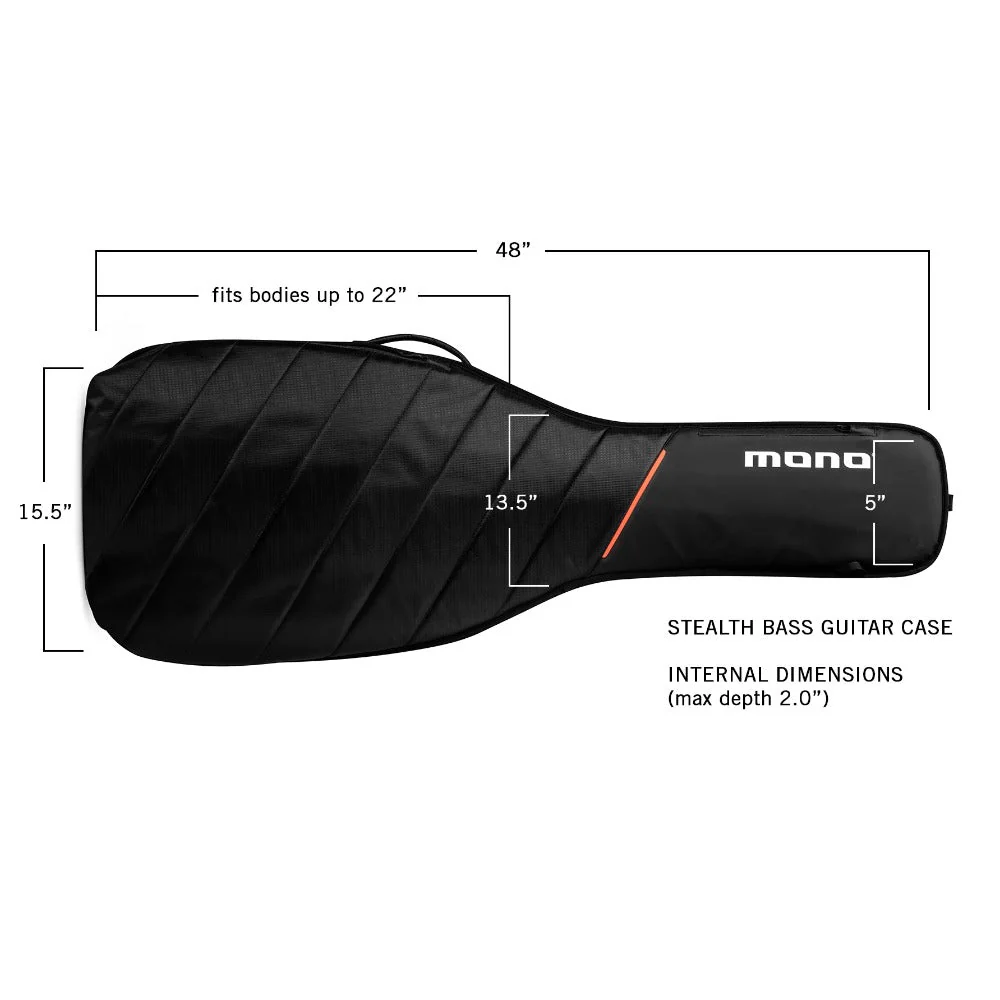 Mono Creators M80-STEB Stealth Electric Bass Guitar Case - Image 6