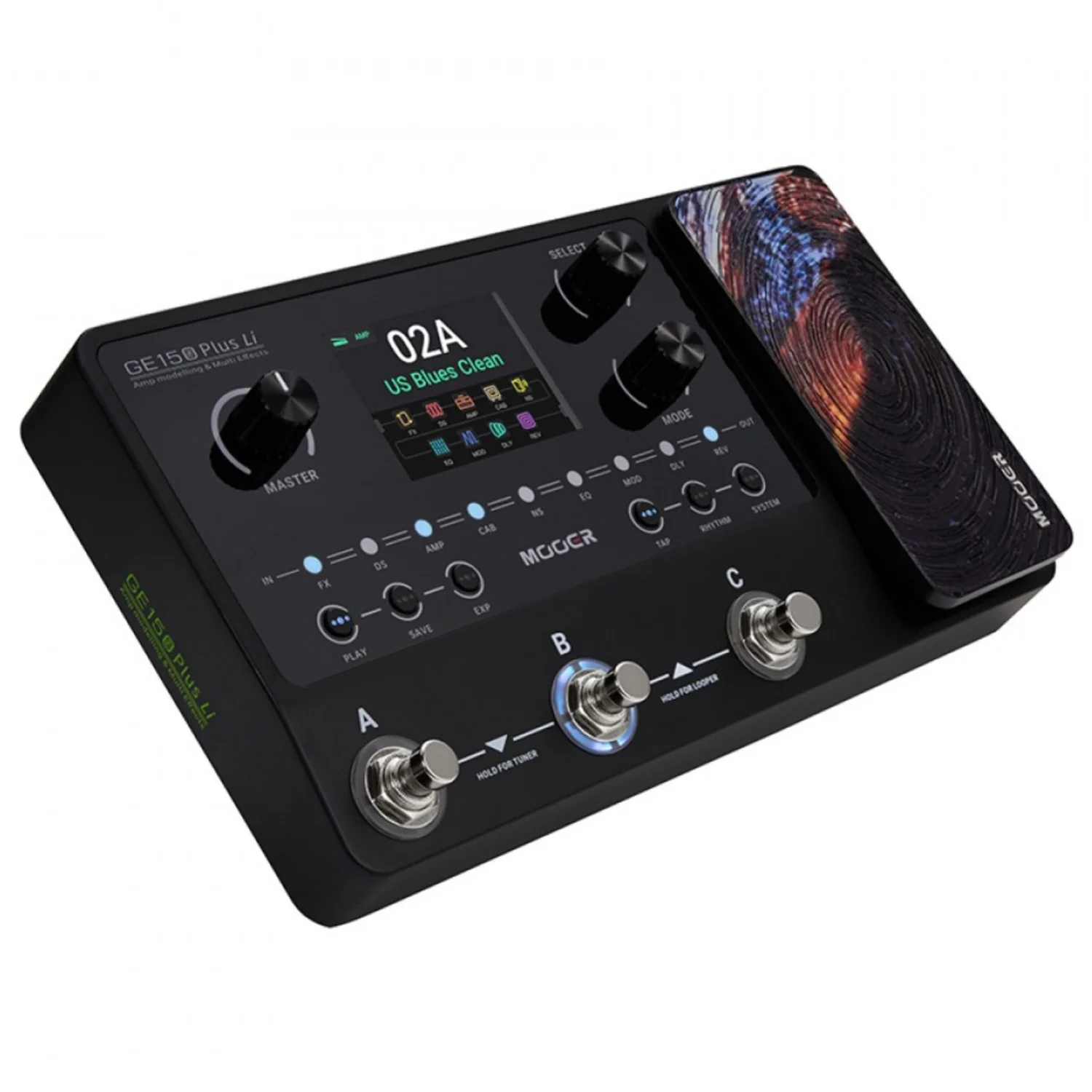 Mooer GE150 Plus Li Rechargeable Lithium Battery Version Multi Effect Pedal - Image 2