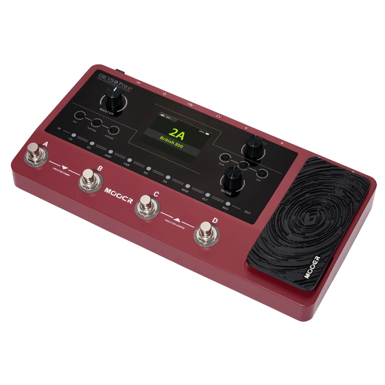 Mooer GE150 PRO Li Amp Modelling & Multi Effects Pedal - Image 2
