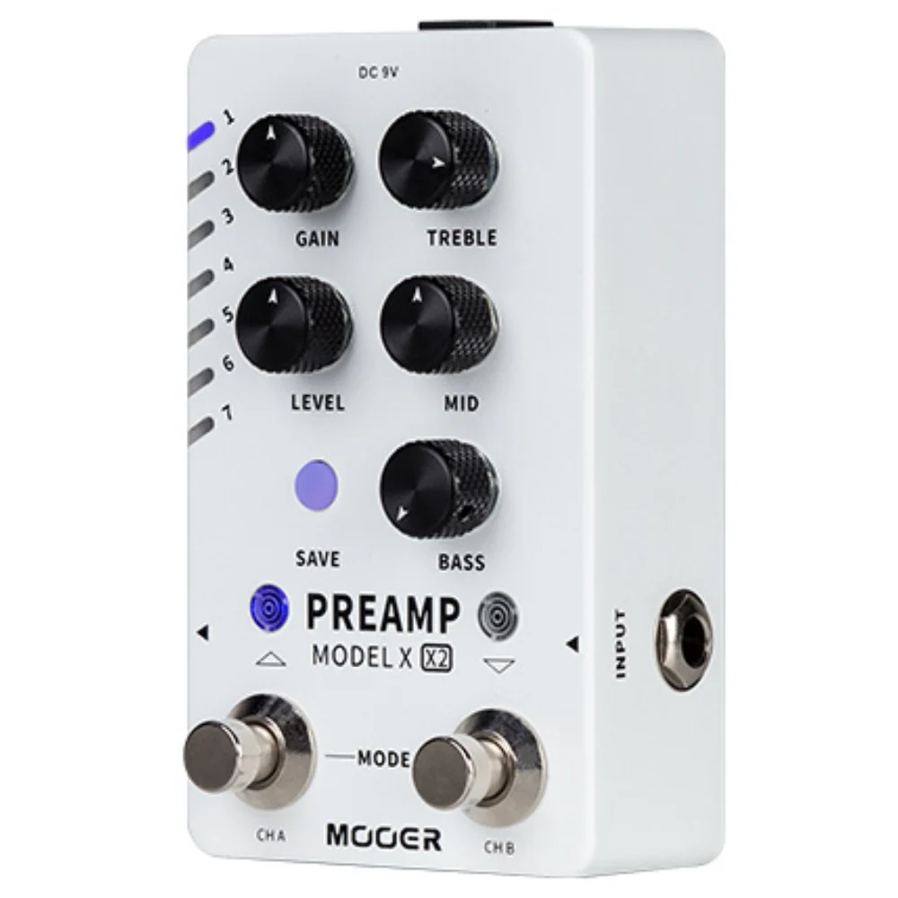 Mooer PREAMP Model X2 Digital PreAmp Pedal - Image 5