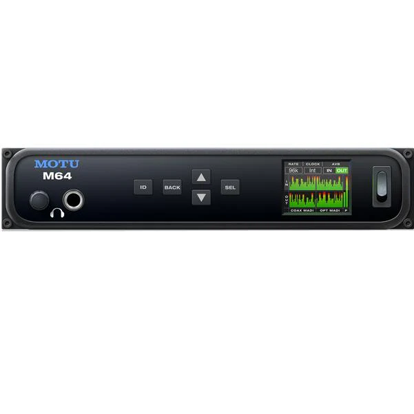 MOTU M64 Audio Interface with DSP and Mixing