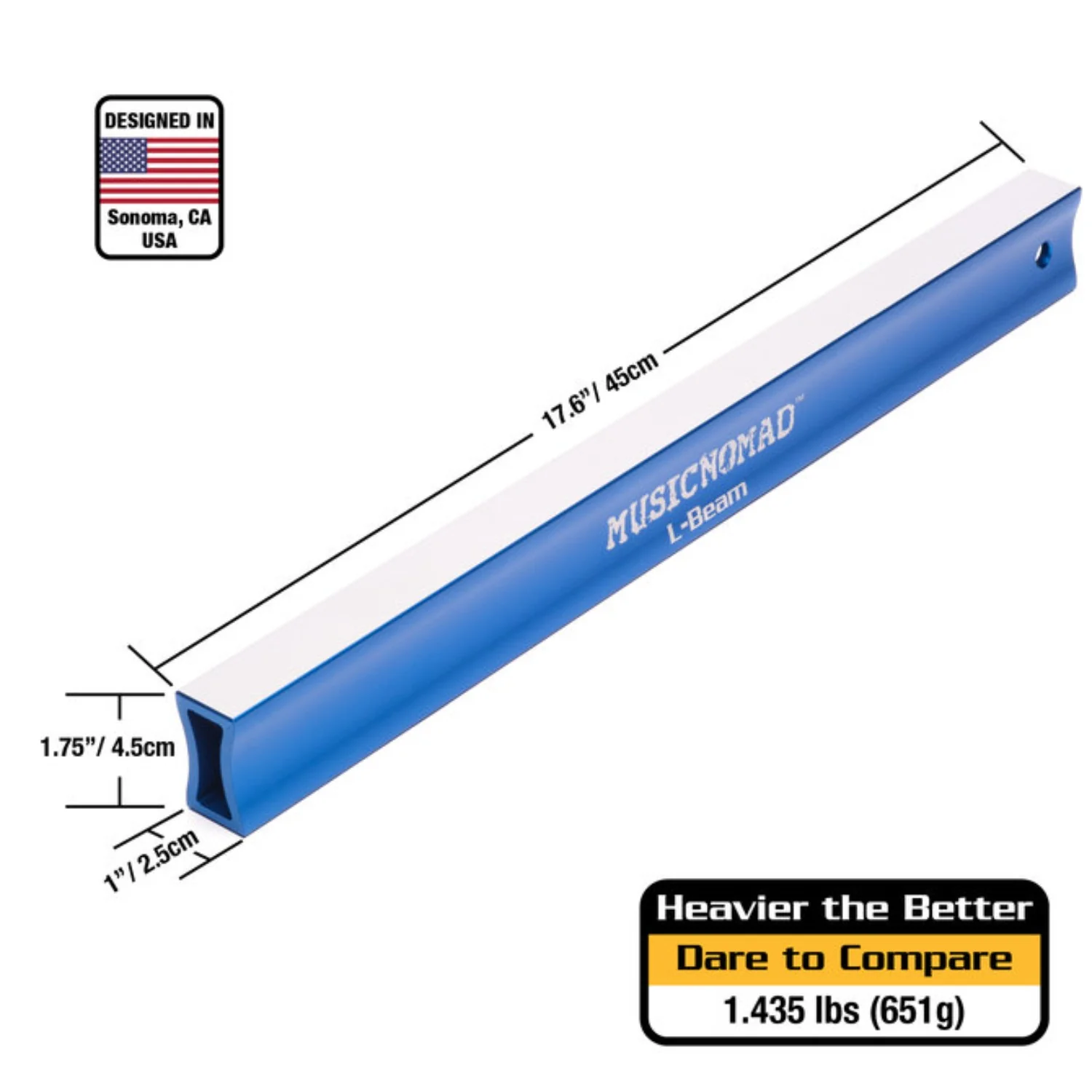 Music Nomad Leveling L-Beam 17.6"Fret Leveler - Image 5