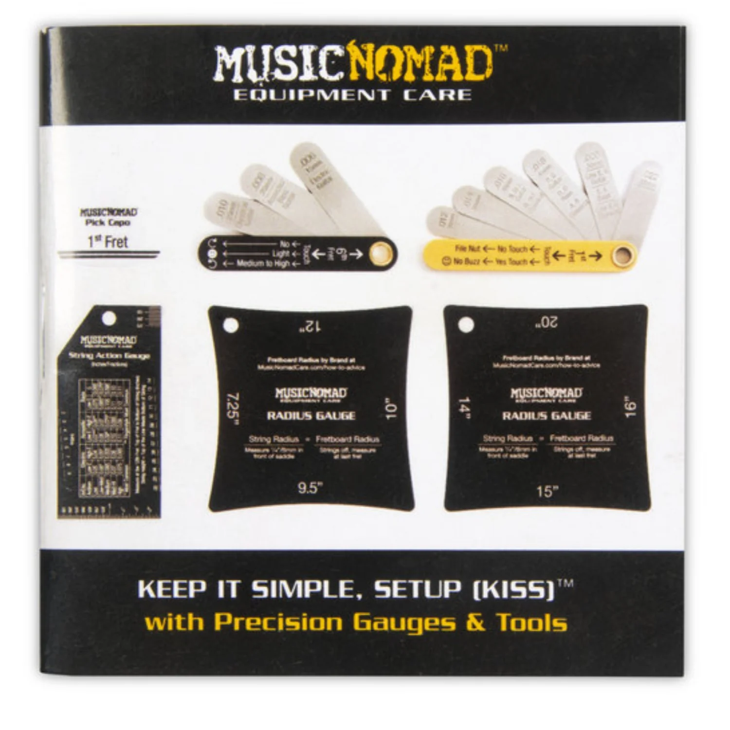 Music Nomad MN604 Precision Setup Gauge Set - 6 Piece - Image 22