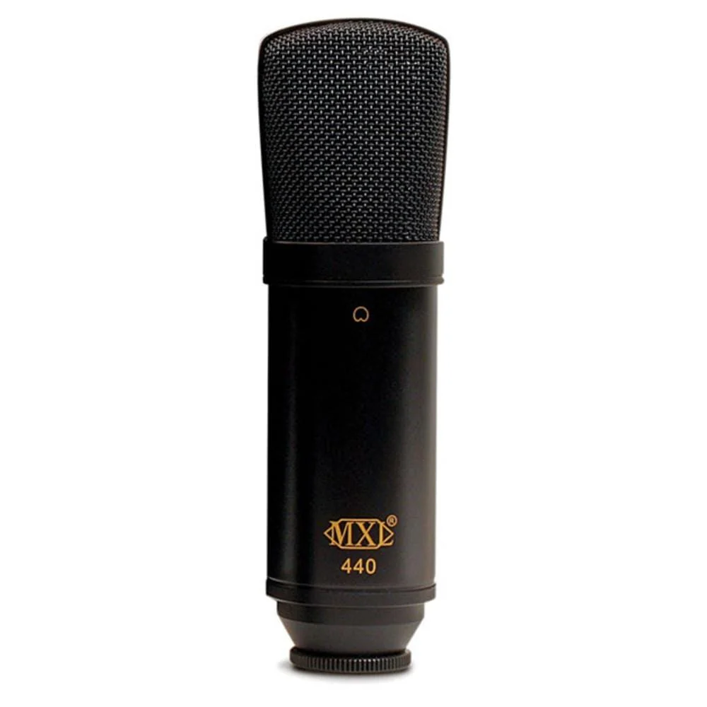 MXL 440 Studio Large Diaphragm Condenser Microphone - Black
