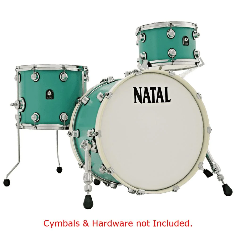 Natal Cafe Racer Series T20 3 Piece Shell Pack Acoustic Drum Kit