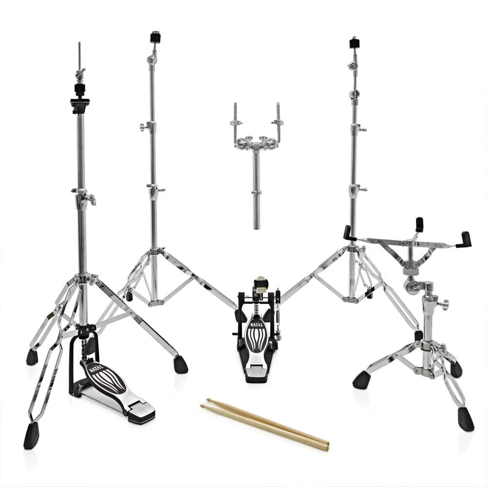 Natal KAR-UF22 Arcadia Series US Fusion 5-Piece Shell Pack Acoustic Drum Kit with Hardware & Stands - Image 5