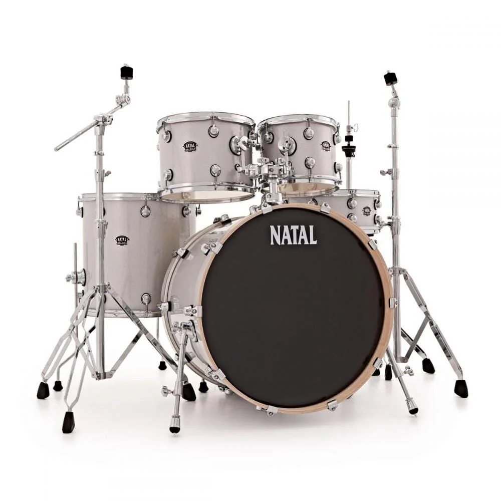 Natal KAR-UF22 Arcadia Series US Fusion 5-Piece Shell Pack Acoustic Drum Kit with Hardware & Stands - Image 8