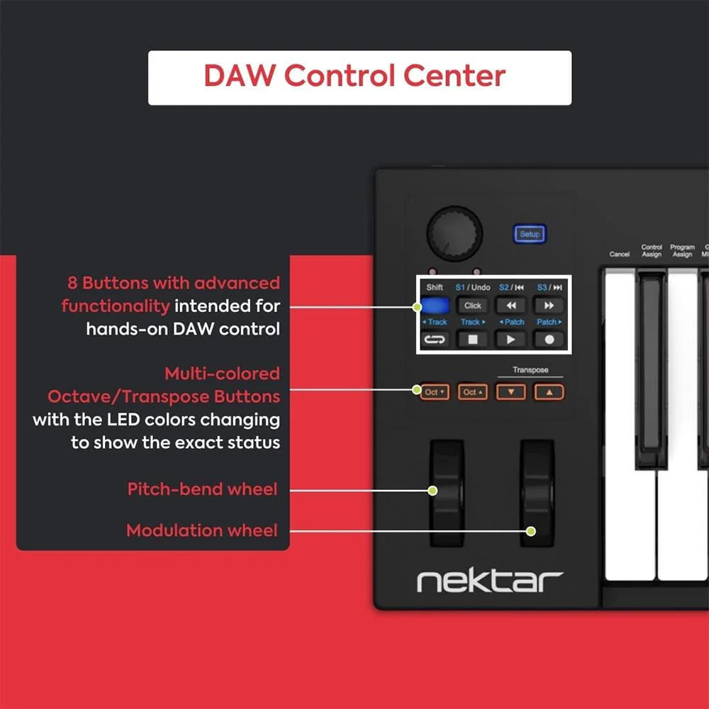 Nektar Impact GX-49 Midi Keyboard - Image 7