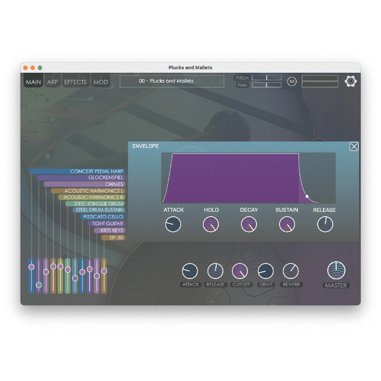 Nightfox Audio Plucks and Mallets Virtual Instrument – Professional Audio Software & Plugin - Image 3