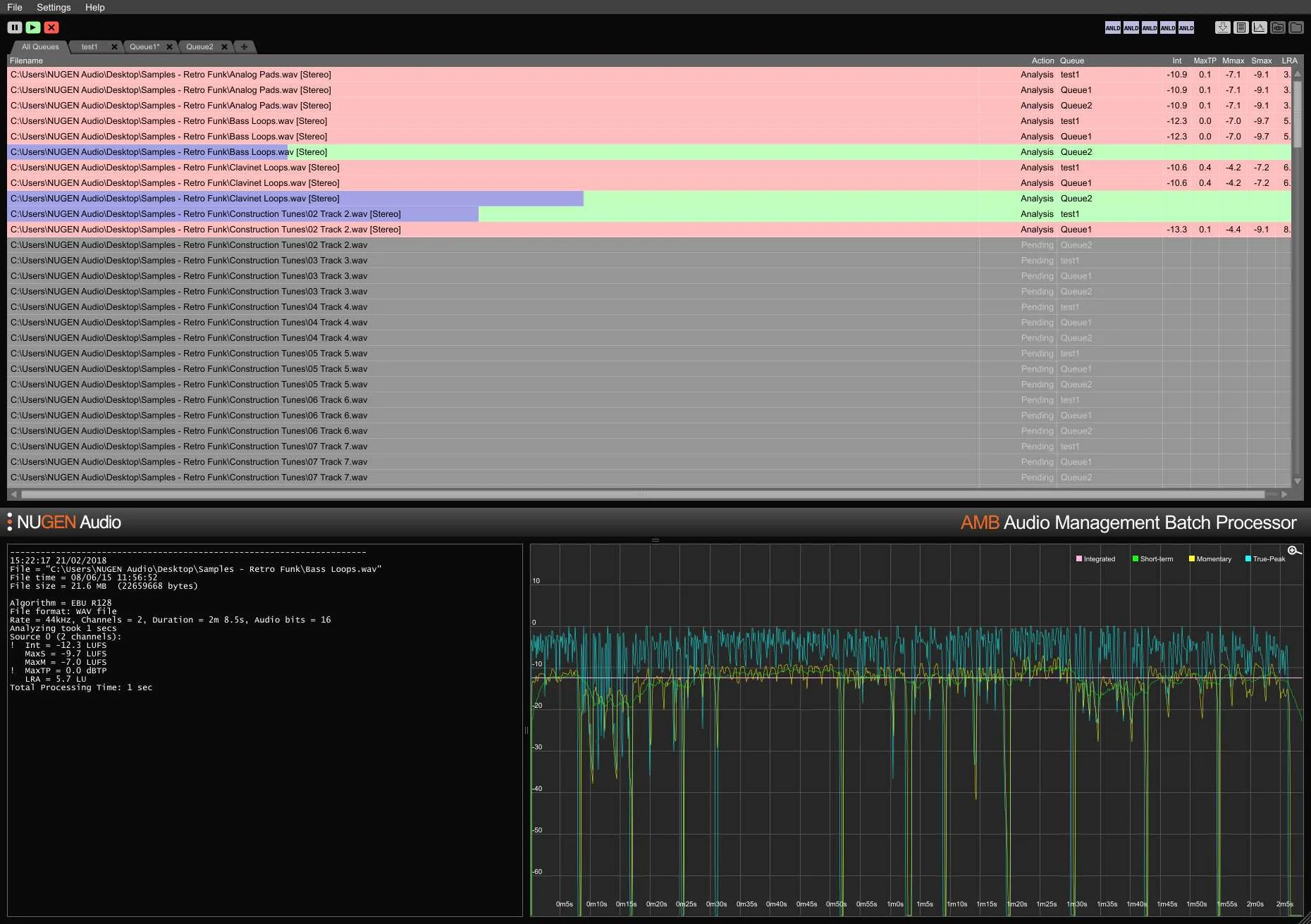NUGEN Audio Management Batch Processor Queue - LMB Upgrade – Professional Audio Software & Plugin - Image 4