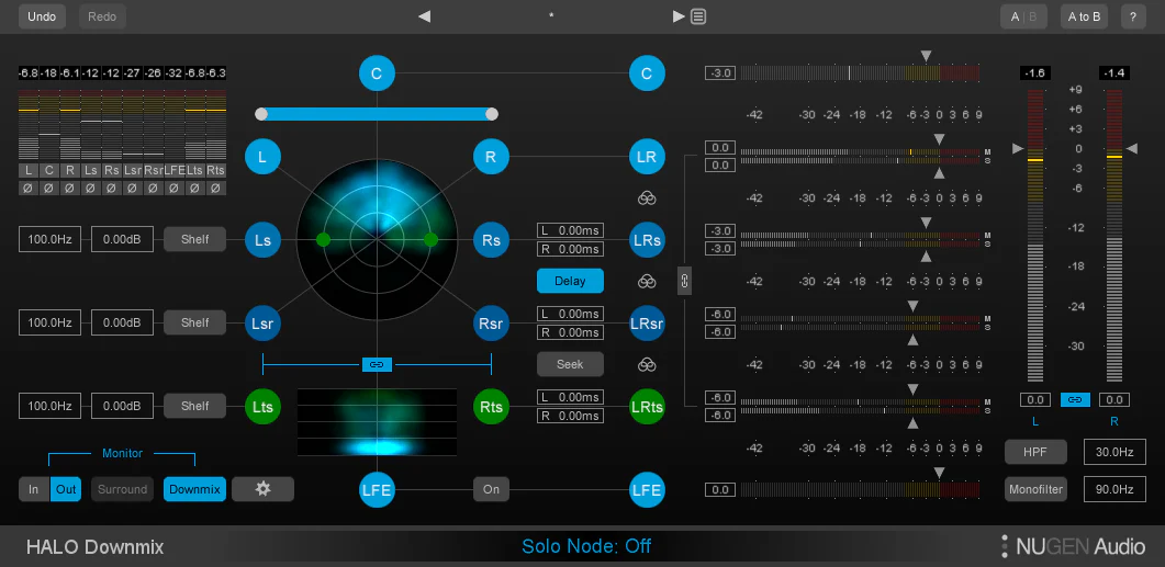 NUGEN Halo Downmix 3D extension 3D Downmixing Extension – Professional Audio Software & Plugin - Image 3