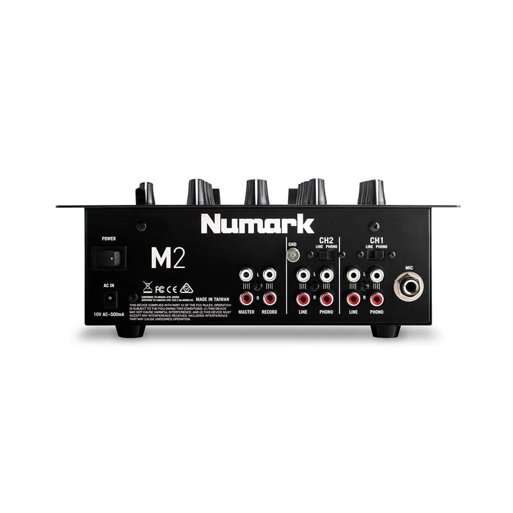 Numark M2 Black 2-Channel DJ Scratch Mixer - Image 3