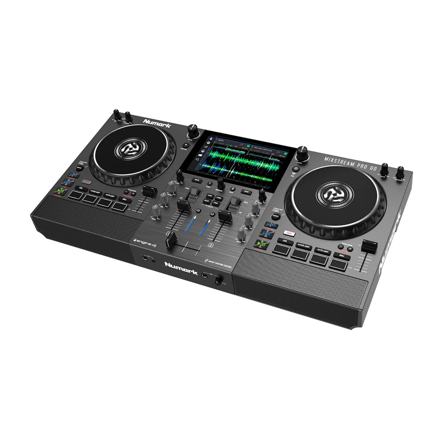 Numark Mixstream Pro Go Battery-Powered Standalone Streaming DJ Controller - Image 2