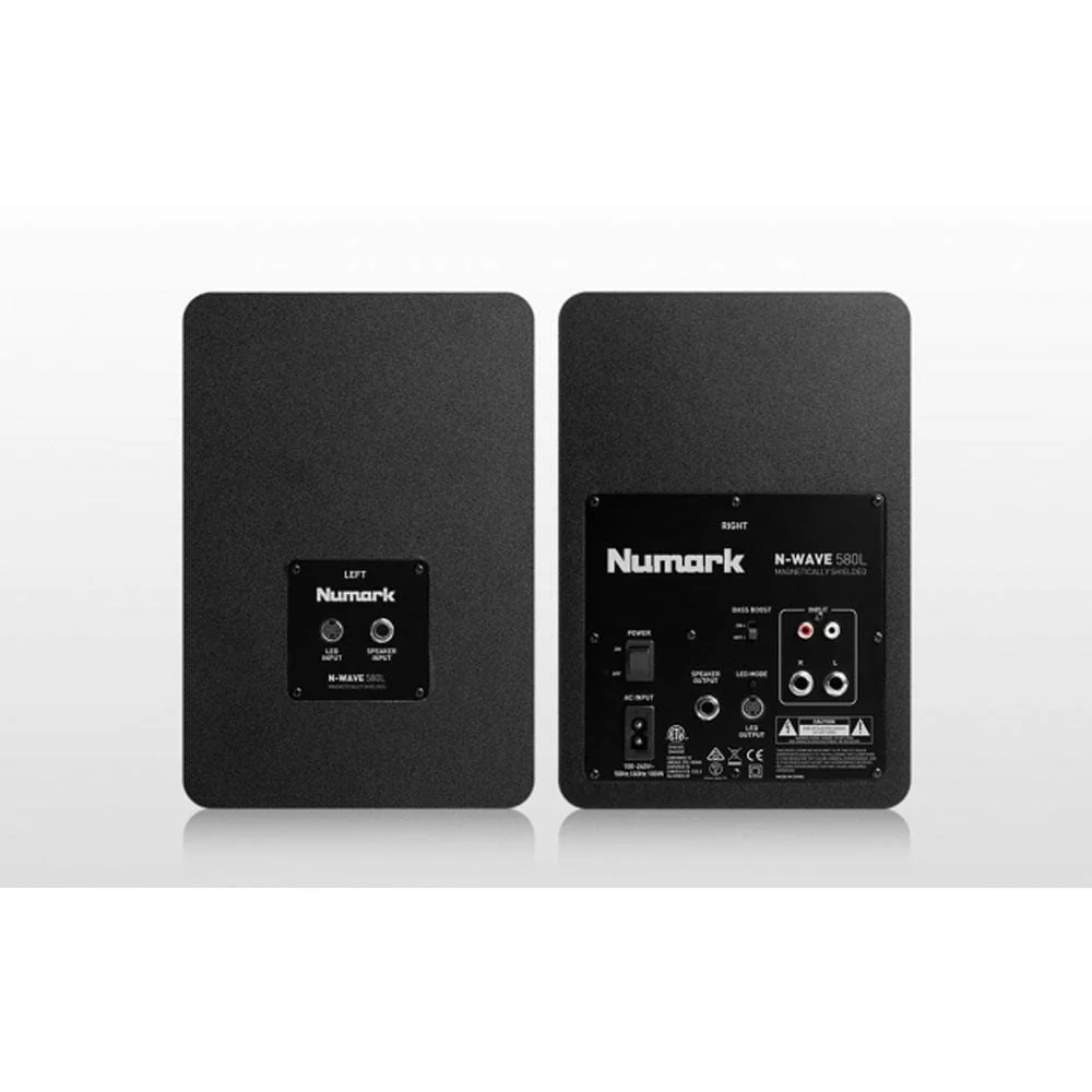Numark N-Wave 580L Powered DJ Monitors with Pulsating Lights - Pair - Image 3