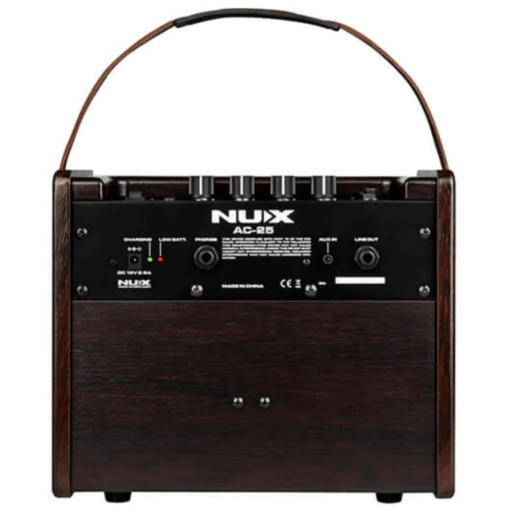 Nux AC-25 Portable Battery Operated Acoustic Guitar Amplifiers - Image 4