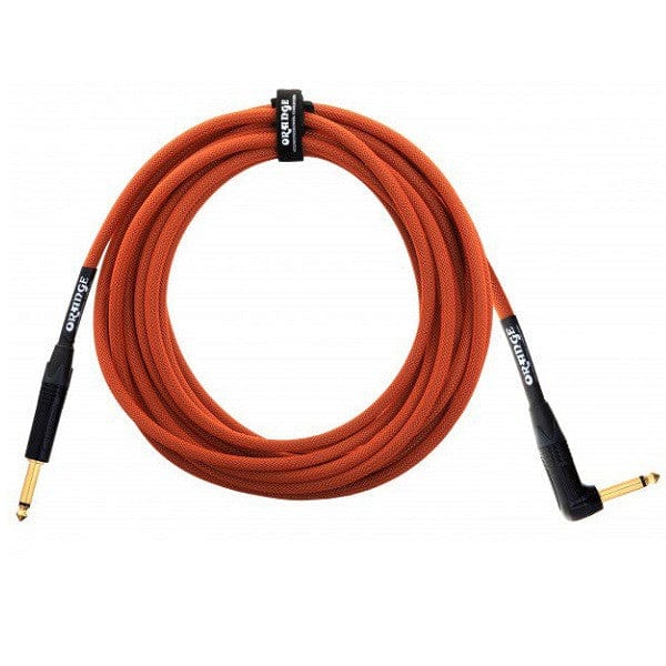 Orange 30' Professional Instrument Cable - Right Angle