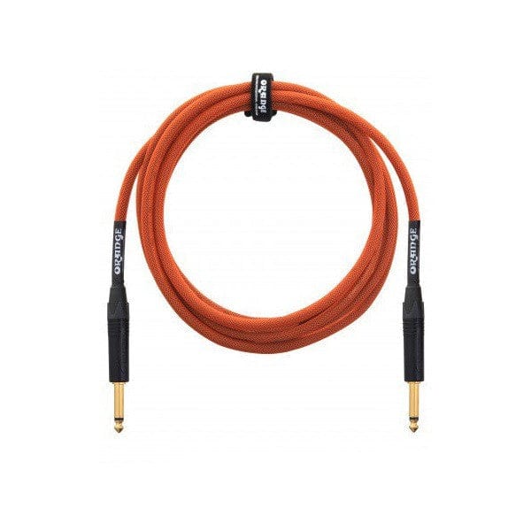 Orange 10' Professional Instrument Cable - Straight - Image 3